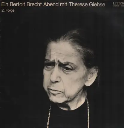 Bertolt Brecht / Therese Giehse - Ein Bertolt Brecht Abend Mit Therese Giehse 2. Folge