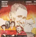 LP - Bertolt Brecht, Hanns Eisler, Lutz Görner - Lieder Zur Lage Der Nation