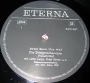 LP - Bertolt Brecht / Kurt Weill - Die Dreigroschenoper