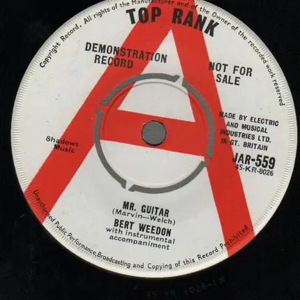 Bert Weedon - Mr. Guitar