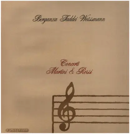 Berganza Taddei Weissmann - Concerti Martini & Rossi