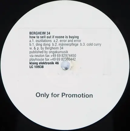 Bergheim 34 - How To Sell Out When No One Is Buying
