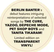 12inch Vinyl Single - Berlin Banter - All Too Familiar EP - EP, Limited Edition