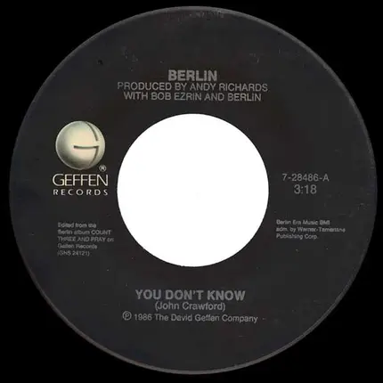 Berlin - You Don't Know