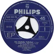 7inch Vinyl Single - Berliner Lehrer-Gesangverein - Das Deutsche Volkslied - 4. Folge