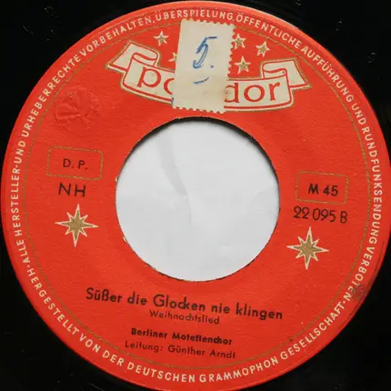 Berliner Motettenchor - O Tannenbaum / Süßer Die Glocken Nie Klingen