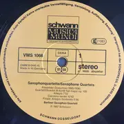 LP - Glasunow / Moulaert / Bumcke / Francaix - Saxophonquartette