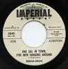 7inch Vinyl Single - Berna-Dean - One Gal In Town Five Men Hanging Around / He's Mine