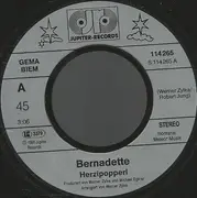 7inch Vinyl Single - Bernadette - Herzipopperl