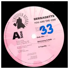 Bernadette - You Are The One