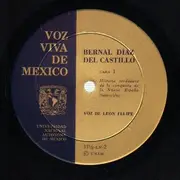 LP - Bernal Díaz Del Castillo - Voz Viva de Mexico - + Booklet