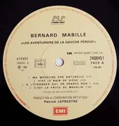 LP - Bernard Mabille - Les Aventuriers De La Gauche Perdue