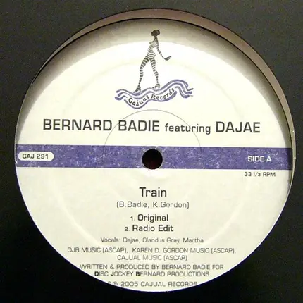 Bernard Badie Featuring Dajaé - Train