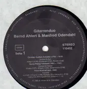 LP - Bernd Ahlert & Manfred Odendahl - Gitarren-Duo - folk folklore classical