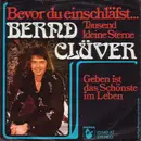7inch Vinyl Single - Bernd Clüver - Bevor Du Einschläfst...