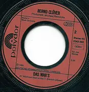 7inch Vinyl Single - Bernd Clüver - Bilder Können Nicht Reden / Das War's