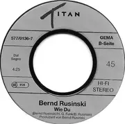 7inch Vinyl Single - Bernd Rusinski - Wir Tanzten Einen Sommer Lang