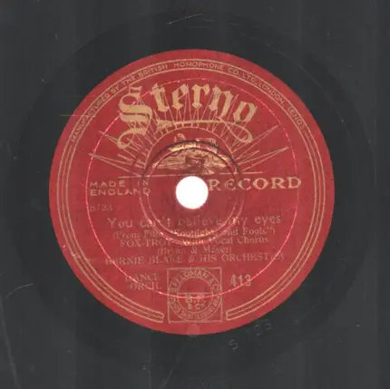 Bernie Blake & his Orchestra - If I Can't Have You / You Can't Believe My Eyes