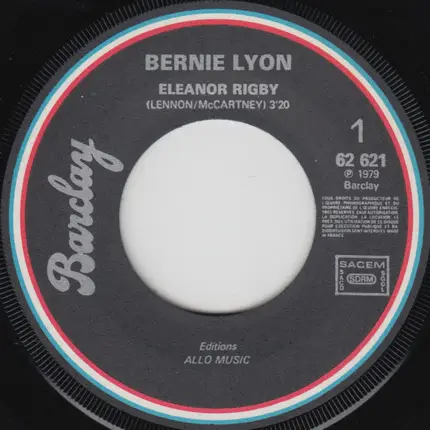 Bernie Lyon - Eleanor Rigby (Special Disco Mix)