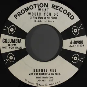 Bernie Nee - What Would You Do (If You Were In My Place)