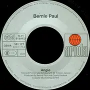 7inch Vinyl Single - Bernie Paul - Angie
