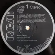 LP - Bernie Taupin - Tribe