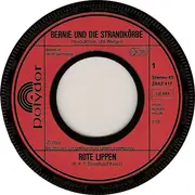 7inch Vinyl Single - Bernie Und Die Strandkörbe - Rote Lippen