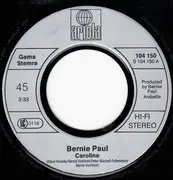 7'' - Bernie Paul - Caroline