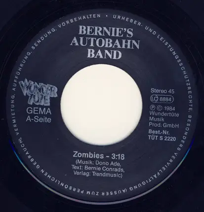 Bernies Autobahn Band - Zombies
