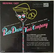 LP - Bette Davis With Two's Company Original Broadway Cast - Song Hits From Two's Company - Mono
