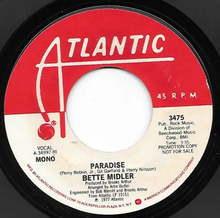 Bette Midler - Paradise