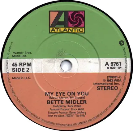 Bette Midler - Your're My Favourite Waste Of Time