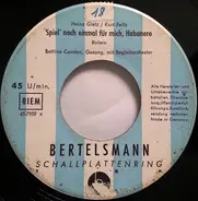 Bettina Carsten - Spiel' Noch Einmal Für Mich, Habanero / I Love You, Baby