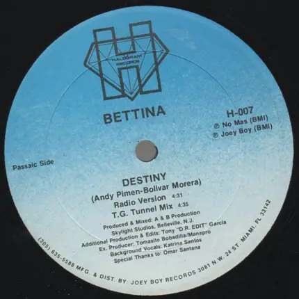 Bettina - Destiny