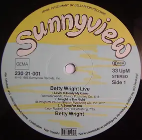 Betty Wright - Betty Wright Live