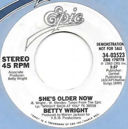 Betty Wright - She's Older Now
