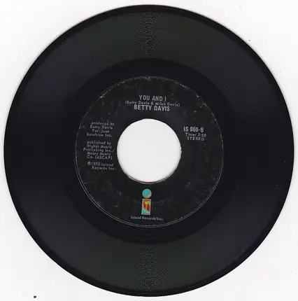 Betty Davis - Talkin' Trash / You And I