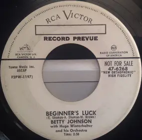 Betty Johnson - Beginner's Luck