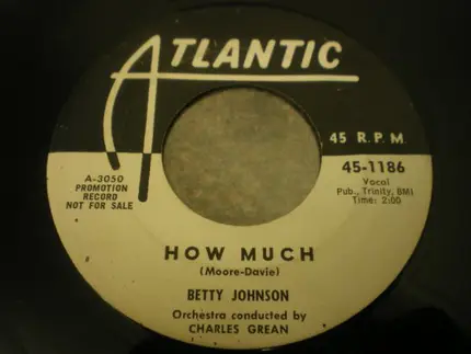 Betty Johnson - Dream / How Much