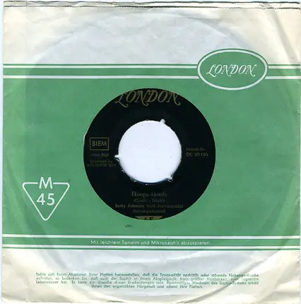 Betty Johnson - Hoopa Hoola / One More Time