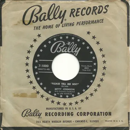 Betty Johnson - I'll Wait