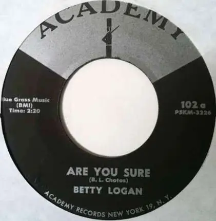 Betty Logan Chotas - Are You Sure / Teen Age Party