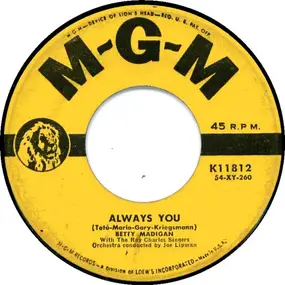 Betty Madigan - Always You / That Was My Heart You Heard!