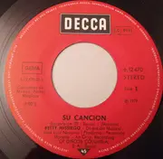 7inch Vinyl Single - Betty Missiego - Su Canción - 2. Sieger on sleeve