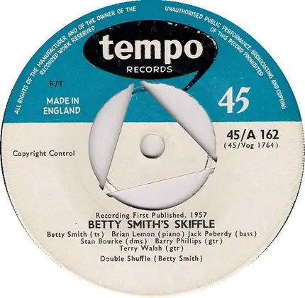 Betty Smith's Skiffle - There's A Blue Ridge Round My Heart Virginia