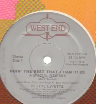 Bettye LaVette - Doin' The Best That I Can