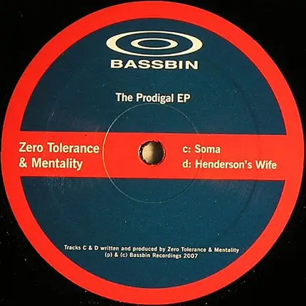 Beta 2 / Zero Tolerance & Mentality - The Prodigal EP