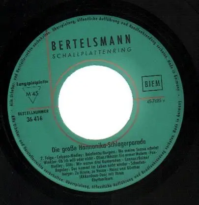 Bertelsmann - Die Große Harmonika-Schlagerparade
