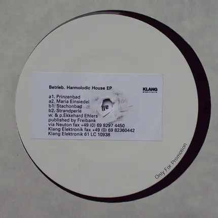 Betrieb - Harmolodic House