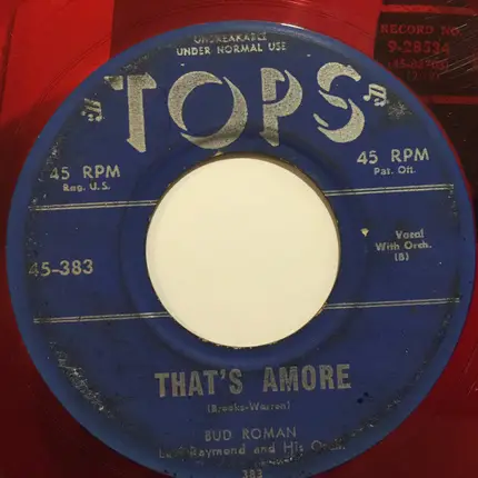 Betsy Gay / Bud Roman , Lew Raymond And His Orchestra - Ricochet / That's Amore